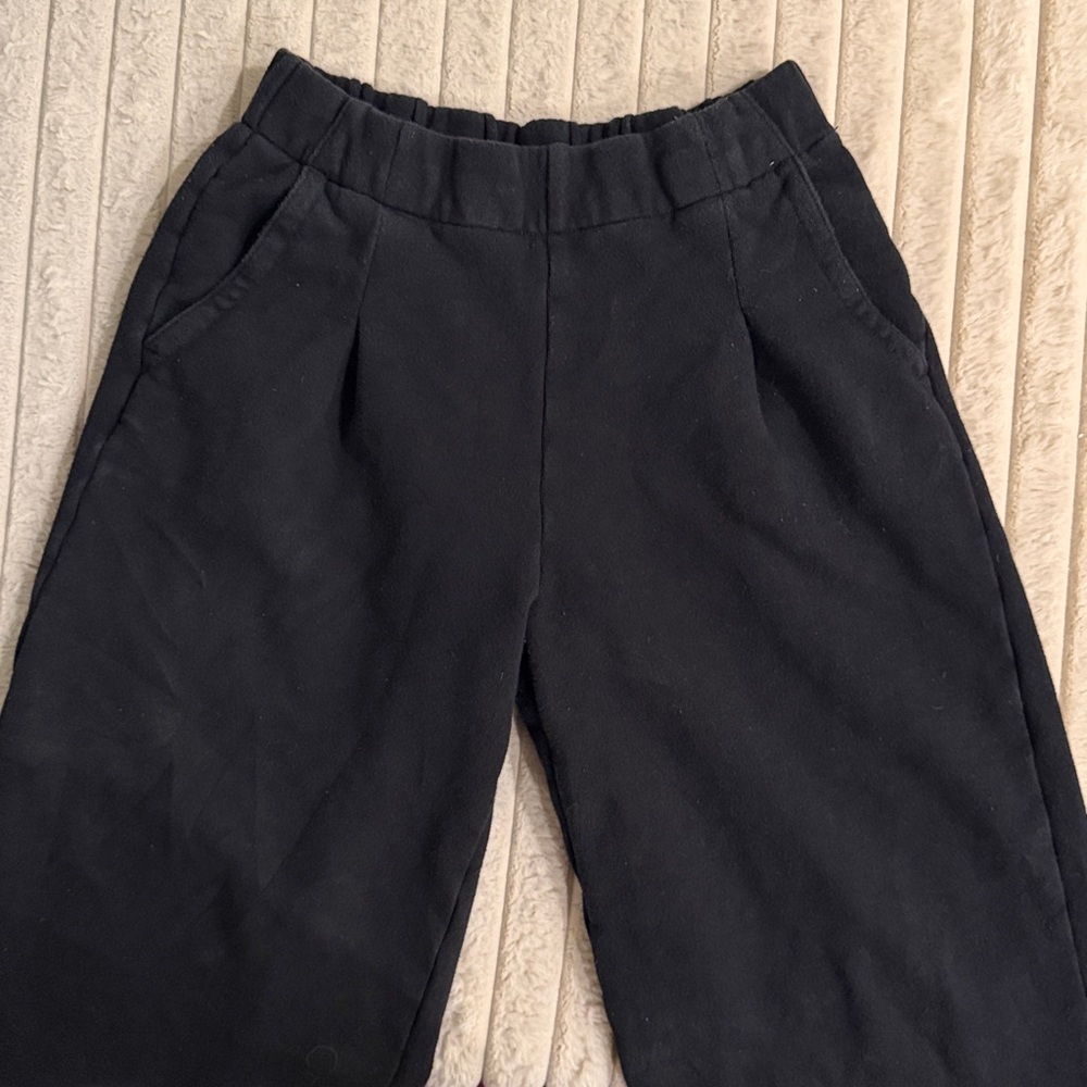 AERIE Cozy New Heights Fleece Trouser/Sweats in Black - Picture 5 of 11